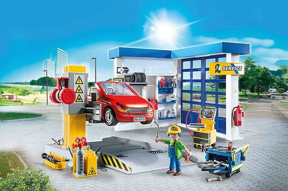 Playmobil City Life 70202 Car Repair Garage For Children Ages 4