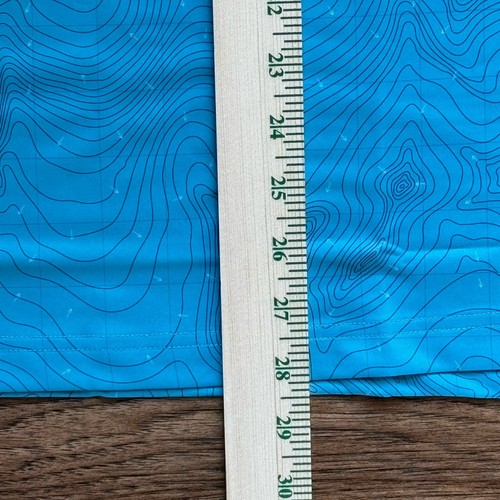 William Murray Golf Polo Shirt Mens Medium Blue Water Reading Greens Performance - Picture 17 of 18