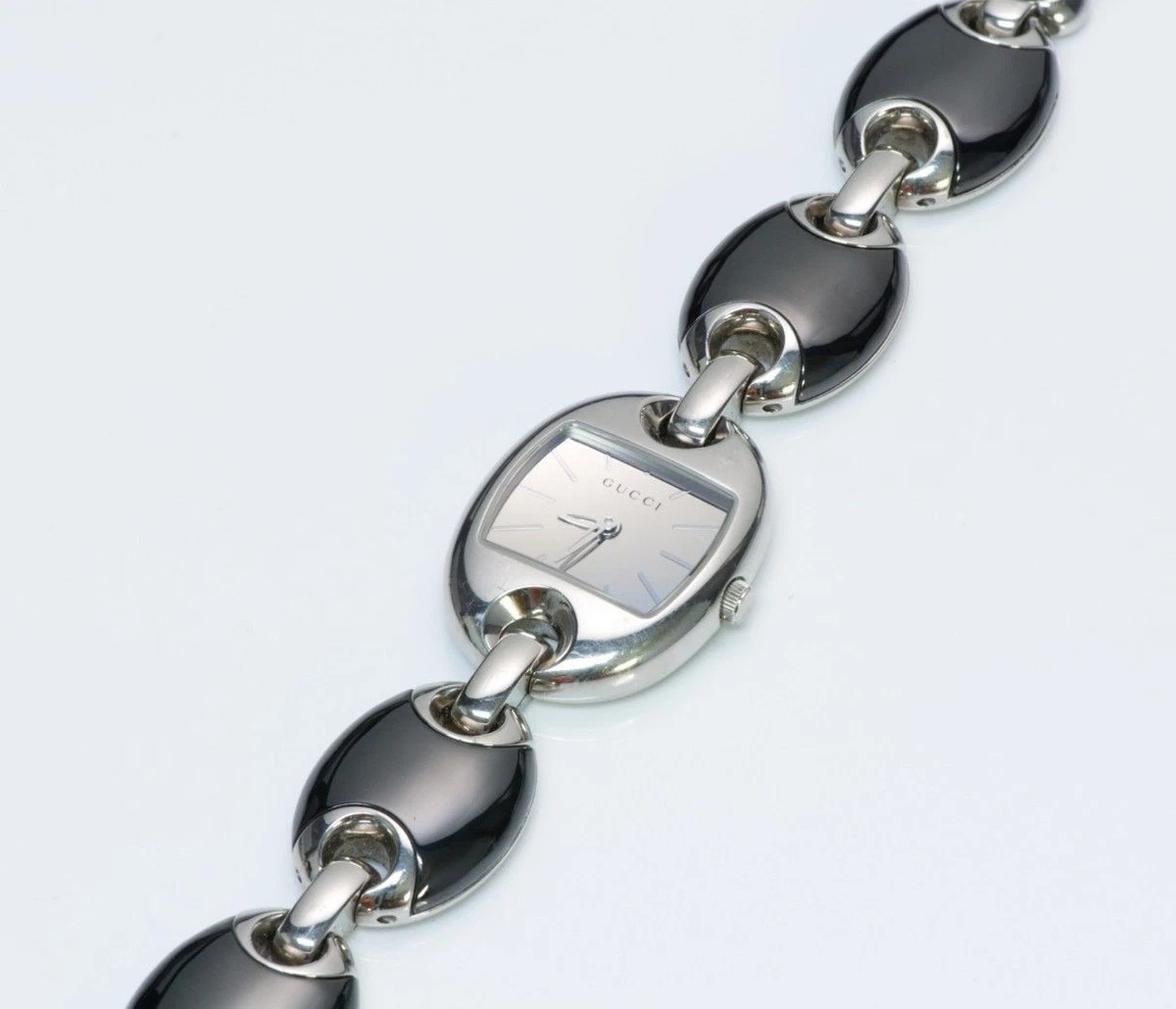 Gucci 121.5 Marina Stainless Steel Black Ceramic Watch