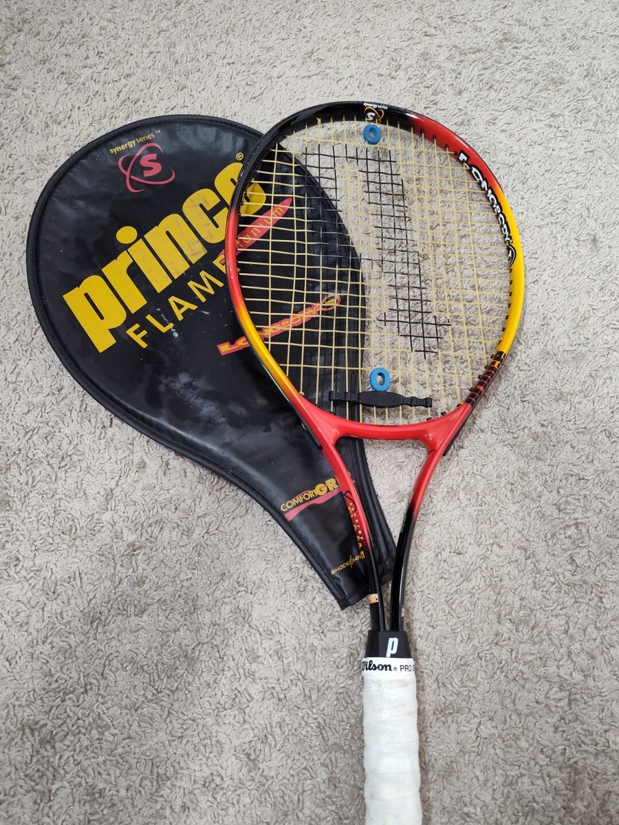 Prince Oversize Longbody Tennis Racquet 107” Synergy Flame