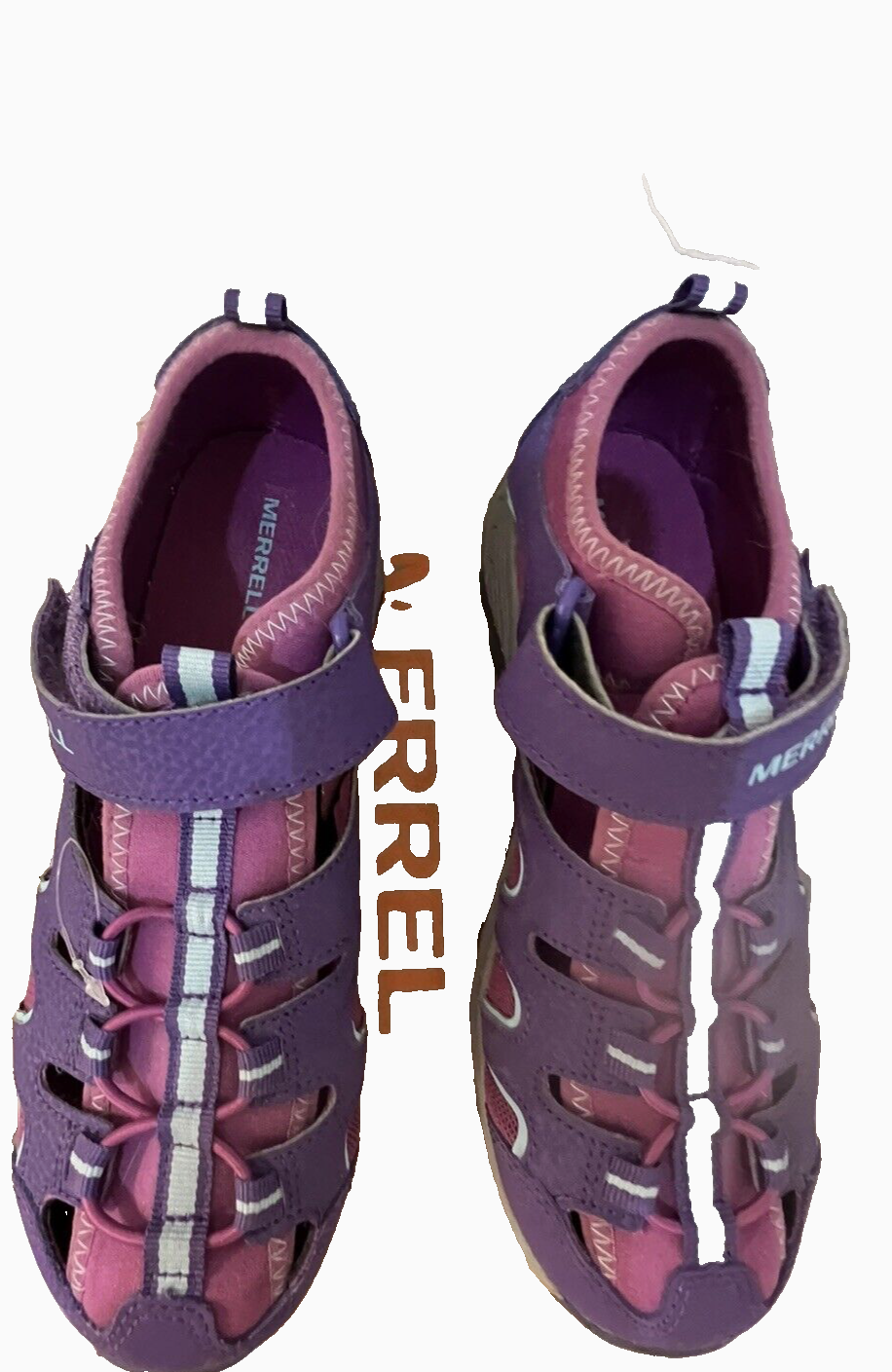 Merrell Big Kid's Hydro H2O Hiker Jr sandalo ragazza taglia 6 MP viola pelle rosa