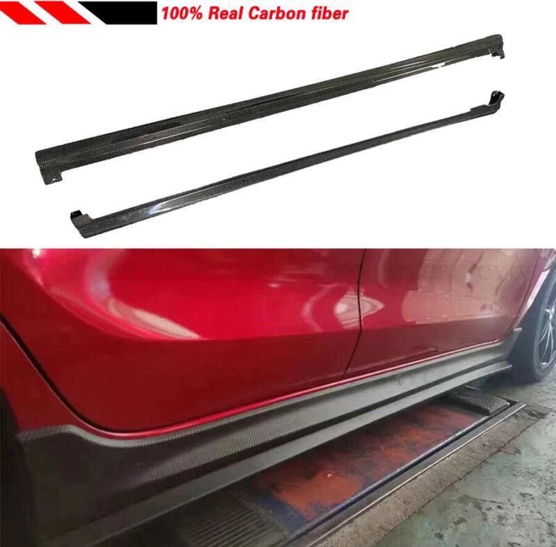 For Suzuki Swift Hatchback ZC33S 17-24 Real Carbon Fiber Side