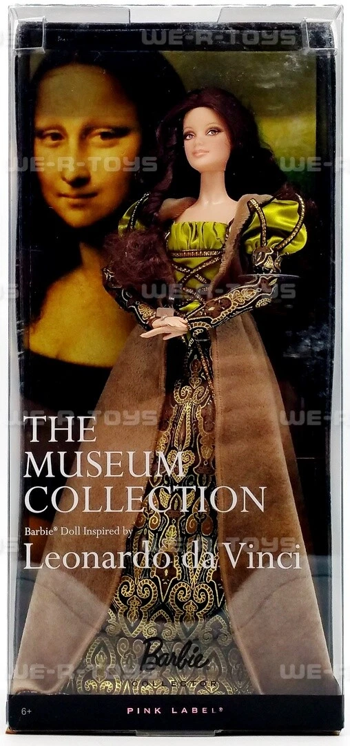 Barbie Collector Pink Label Museum Collection Da Vinci Doll 2010 Mattel V0444
