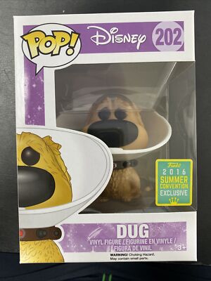 Funko Pop Culture Disney 202 Dug From Up! 2016 Summer Convention Exclusive Vinyl