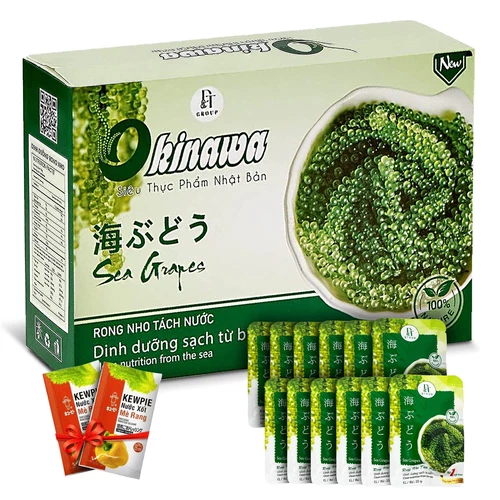 OKINAWA Organic Sea Grapes,Organic Seaweed, Umibudo, Green Caviar, Dehyrated ...