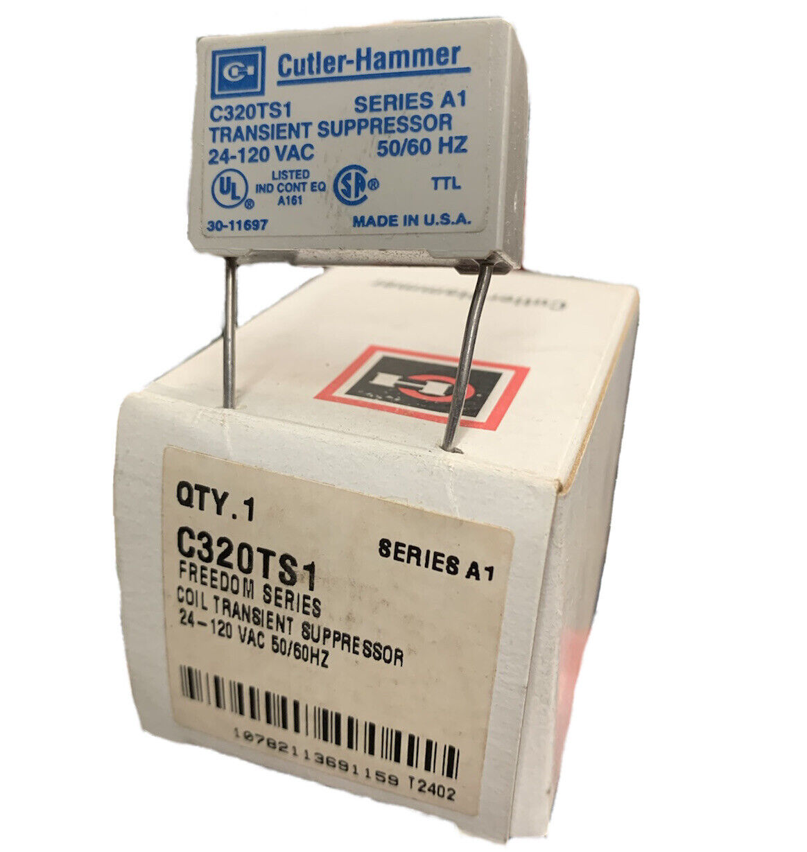 C320TS1-A1 Eaton/Cutler Hammer 24-120VAC Coil Transient Suppress