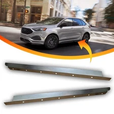 Steel Outer Rocker Panels For Ford Edge 2015-2024 Drive and Passenger Sides Pair