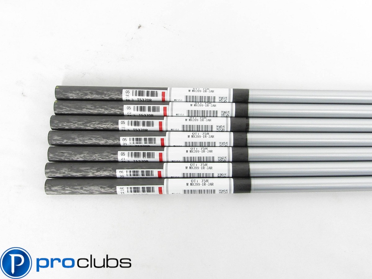 7pc NEW MITSUBISHI CHEMICAL OTi 75 REGULAR FLEX GRAPHITE IRON