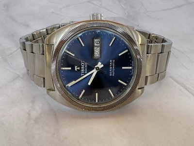 Vintage Tissot Seastar Rare Blu Dial Men s Watches 1970s Automatic 36mm R120
