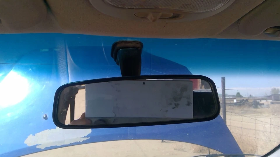 Espejo retrovisor interior Chevy Aveo 2004-2011 montado en parabrisas OEM 96378732 Foto 4 de 4