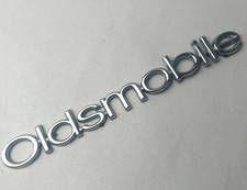 Oem Oldsmobile Chrome Plastic Script Trunk Lid Emblem Badge Replacement Used Oem Oldsmobile Chrome Plastic Script Trunk Lid Emblem Badge Replacement Used