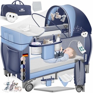 RETOURE Babybett 3in1 Kinder Baby Reisebett Kinderreisebett Kinderbett Laufstall