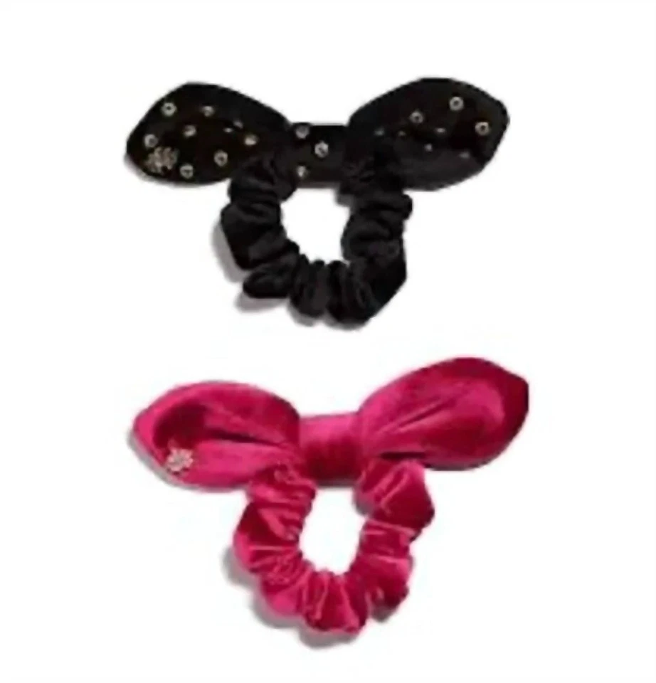 Lele Sadoughi Embellished Mixed Set Of 2 Scrunchies Size One Size - Image 4 of 4