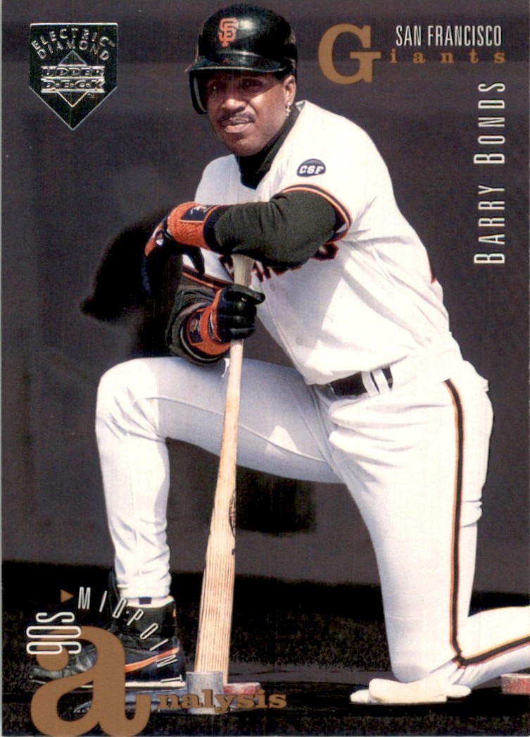 Barry Bonds #103 Baseball Cards 1995 Upper Deck trading card — raw and PSA graded price guide