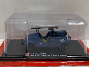 Citroen 2Cv Pick up Jules a canon AUTOPLUS 1:43 modellauto metallauto