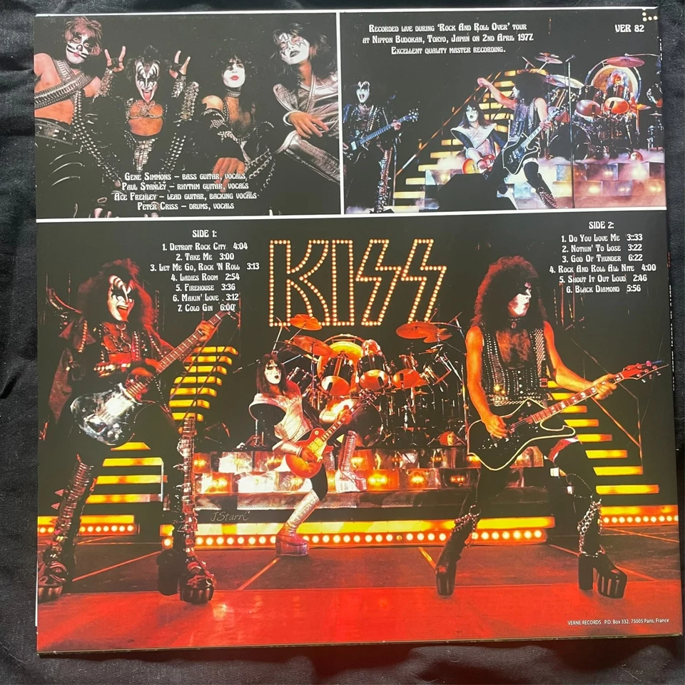 KISS - Alive in Tokyo 77 Awesome & Rare Import Vinyl LP EX- Condition - Image 2 of 4
