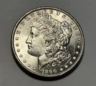 1890 S MORGAN DOLLAR BU DETAIL