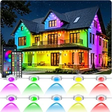 RCUICA 500FT Permanent Outdoor Lights Waterproof with Smart App Control Remot...