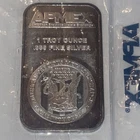 1 Troy Ounce .999 Silver APMEX Bar (Sealed In APMEX Bag)