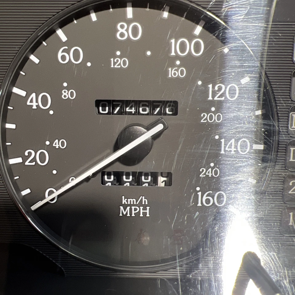 Infiniti Q45 1997 1998 cuadro de instrumentos velocímetro OEM 74 K MMG11 Foto 2 de 4