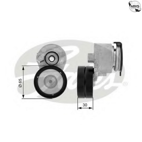 Gates T38428 V-Ribbed Belt Belt Tensioner Fits Renault - Image 8