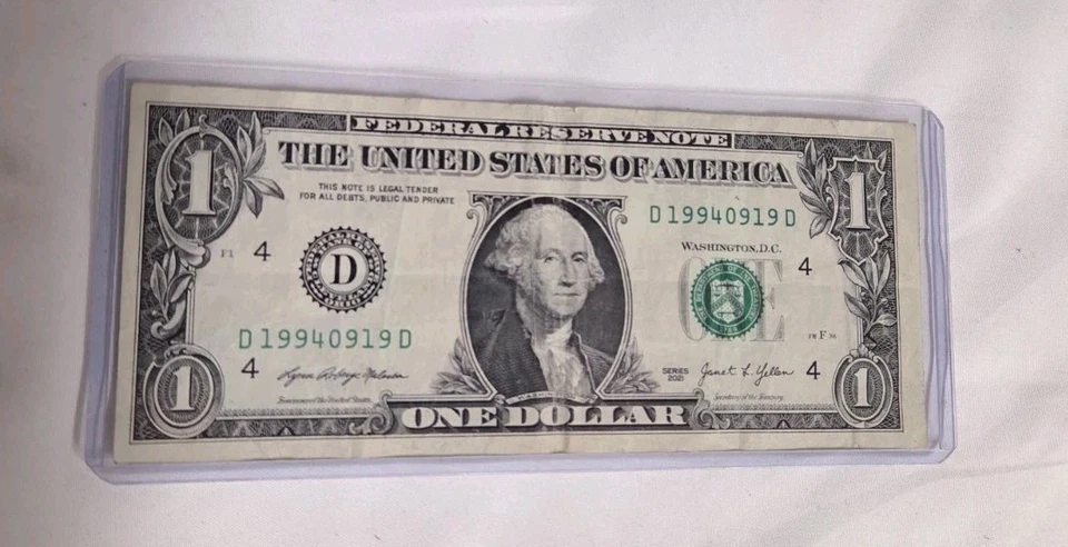 09/19/1994 September 19th 1994 Reverse Birthday Note Serial Number 19940919  - Image 3 of 4