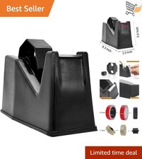 Tape Dispenser Plastic Adjustable Core 1 and 3 Inch Heavy Duty Desk
