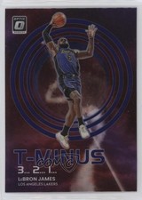2022-23 Panini Donruss Optic T-Minus 3 2 1 Purple Prizm LeBron James #15 1bg9