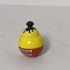 Zipz Stunt Top - Big Time Toys 2004 - Red Yellow Spinning Top Toy