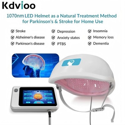 1070nm Red Infrared Light Therapy Brain Helmet for Parkinsons Stroke Treatment