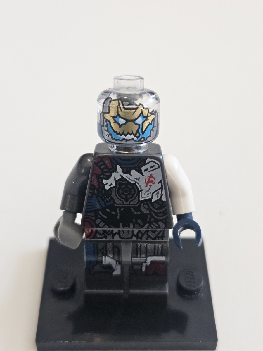 Lego Marvel Super Heroes Minifigure SH0169 Ultron MK1 Trans-Clear
