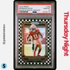 2022 PANINI PRIZM #266 BRANDON AIYUK BLACK AND WHITE CHECKER PSA 10