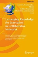 Leveraging Knowledge For Innovation In Collaborative Networks Luis M. Camarinha-