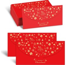 1/6/12pc Christmas Envelopes For Money Christmas Cash Envelopes Xmas Gift Ideas