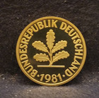 1981-G Germany (West, BRD) 10 pfennig Karlsruhe mint GEM red proof, KM-108 (GE4) — photo 2