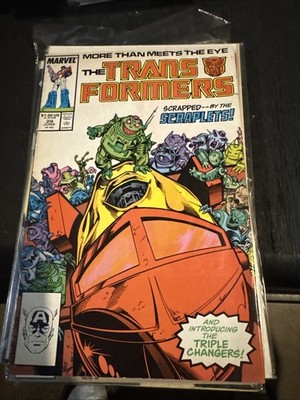 The Transformers #29 (1987) Marvel 1st Scraplets And The Triple Changers