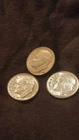Roosevelt Dime 1959 Lot 3 Silver Coins U S A