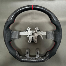 Real Carbon Fiber Sport Steering Wheel For Dodge Ram 1500 2012-2018 No Heated
