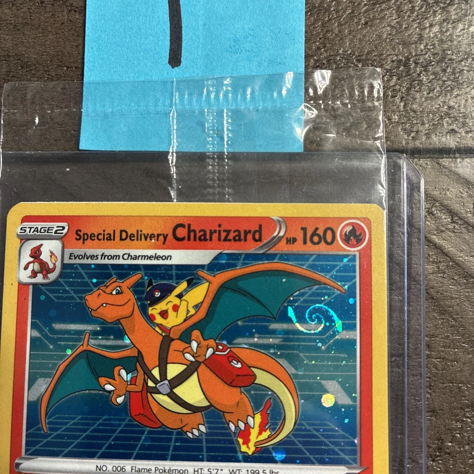 Special Delivery Charizard - Promo SWSH: Sword & Shield Promo Cards SWSH075 3PK - Image 3 of 4