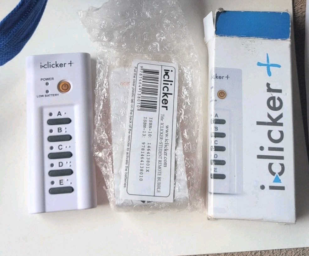 iClicker Plus + Model RLR15 Student Response Remote NEW