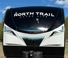 Front Decal Fits North Trail Ultra Lite RV Sticker Trailer Camper White