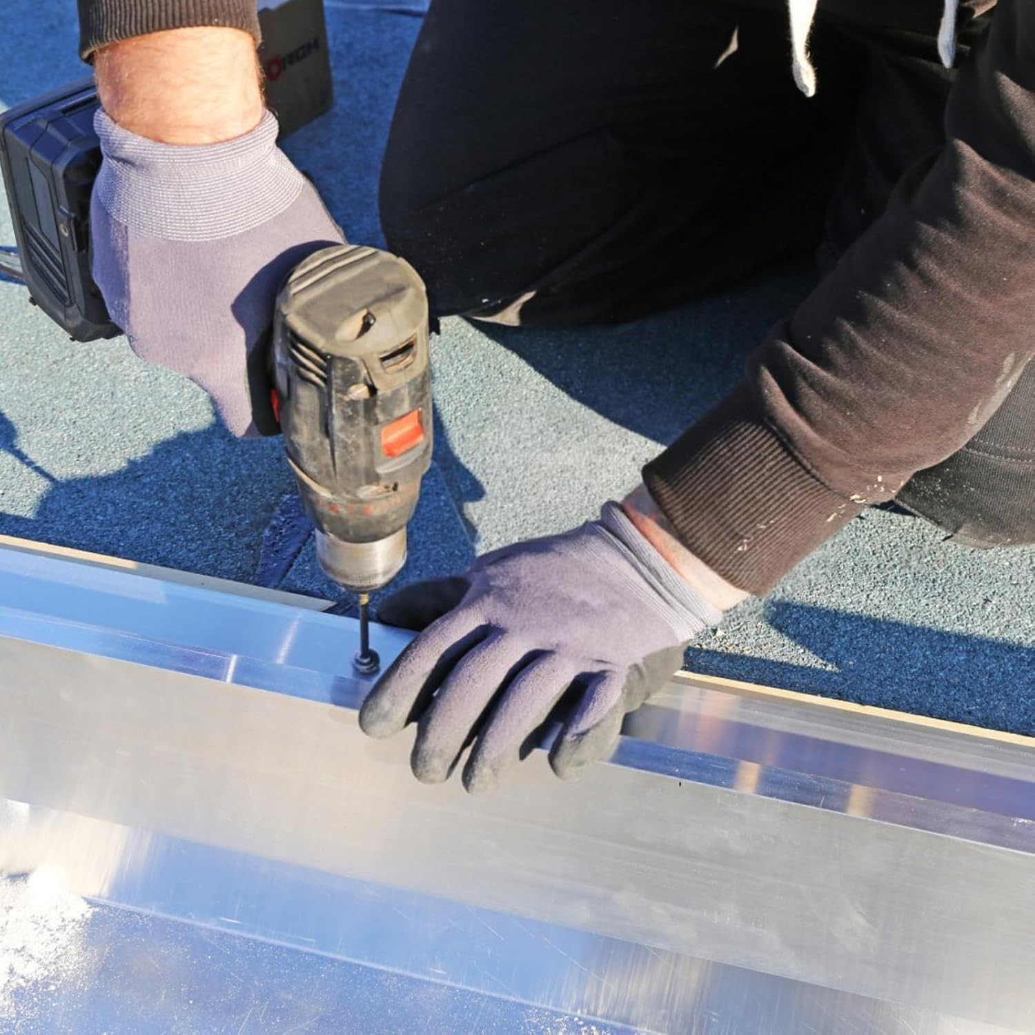 4'' X 50' Aluminum Flashing Roll Metal Roof Flashing for Garden Aluminum Roofing