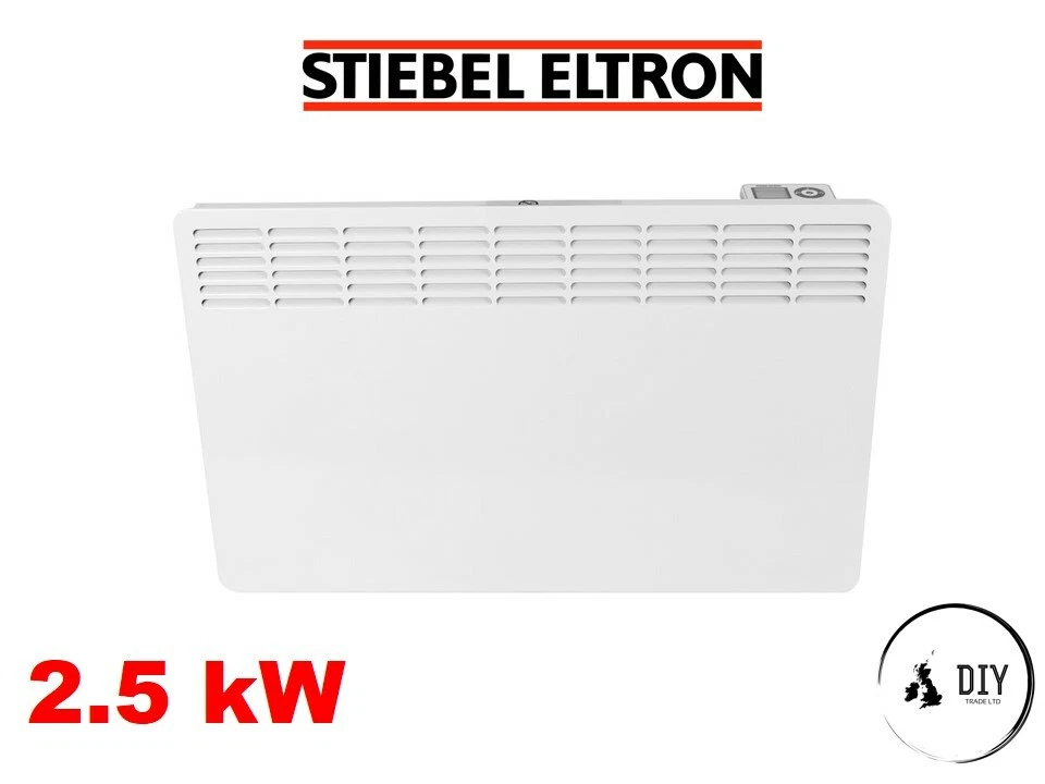 Stiebel 2.5kw Electric Panel Heater Convector Timer Thermostat 2500 Wall  Mounted | eBay