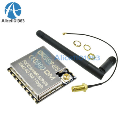 ESP8266 ESP-07S Serial WIFI Wireless Transceiver Module+2.4G WiFi Antenna SMA