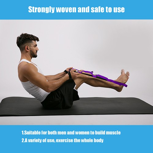 Stretch Strap Flexibility Stretching Out Physical Therapy Exercise