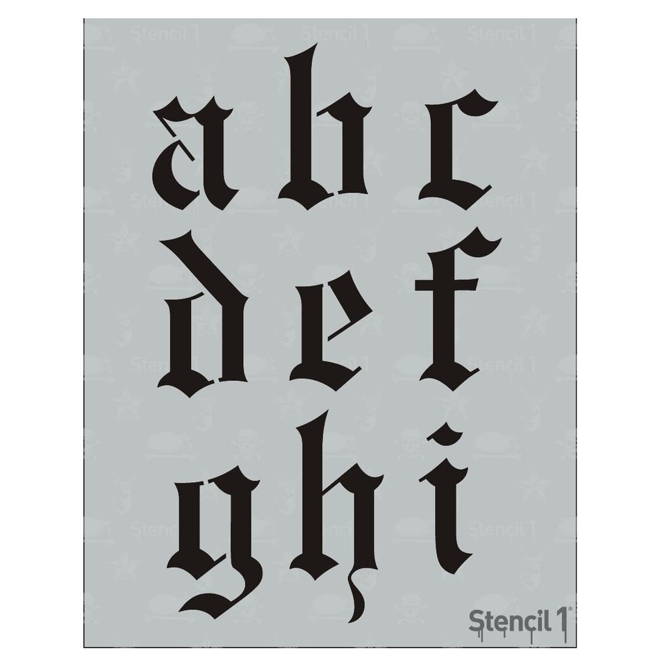 Letter Stencils 3