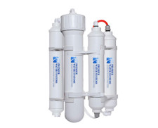75 GPD Portable Aquarium Mini Reverse Osmosis RODI Filter Water System 4 Stage