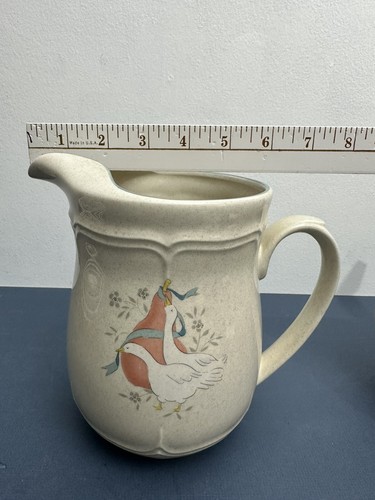 VTG 2 qt "Marmalade" Pitcher W Ice Lip International China Excellent Condition - Picture 8 of 13