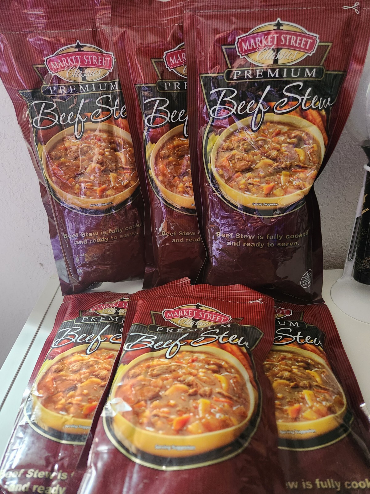 Lot of 6 Market Street Classics Premium 24oz. Beef Stew Cooked eBay