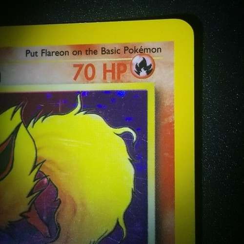 FEHLER - FLAREON 3/64 - HOLO SELTEN - Dschungel - VINTAGE WOTC POKÉMONKARTE - LP - Bild 7 von 24